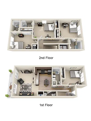 Floor plan 4 BEDROOM 4.5 BATH