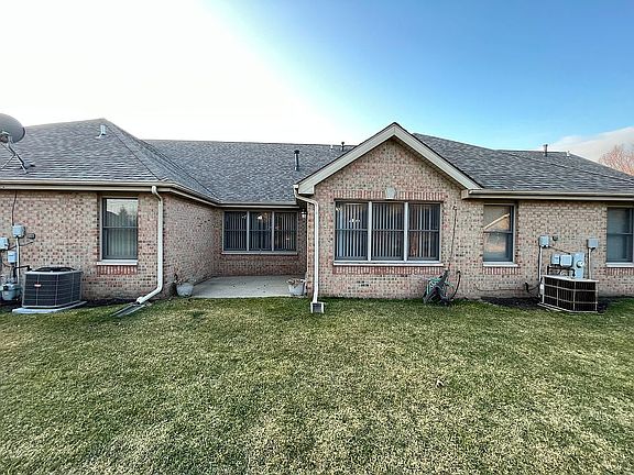 View of patio from backyard