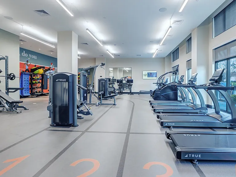 Our amenity lineup leaves no stone unturned, from the simple details like secure garage parking and additional storage spaces, to high-end features such as the club-quality fitness studio with a TRX system.