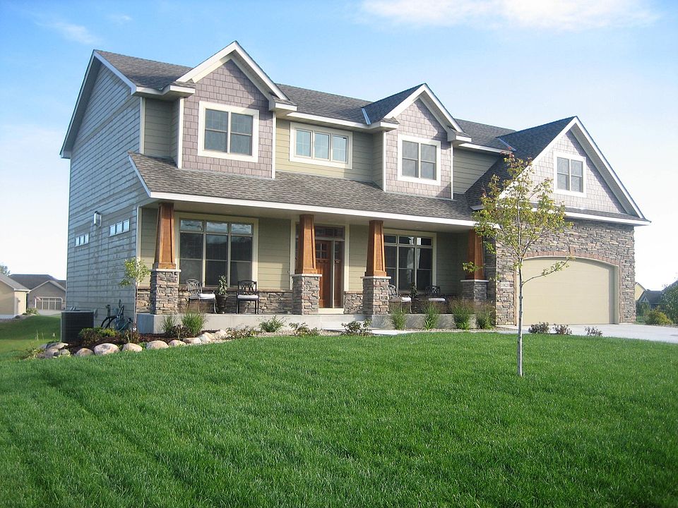 Custom two store craftsman style home.