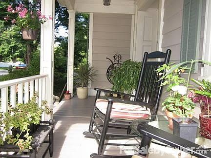 relaxing front porch