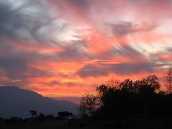 Typical Sunset to West