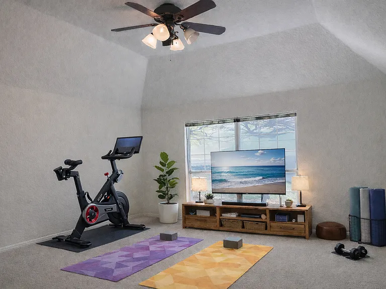 Ai -staged - Loft on 2nd floor