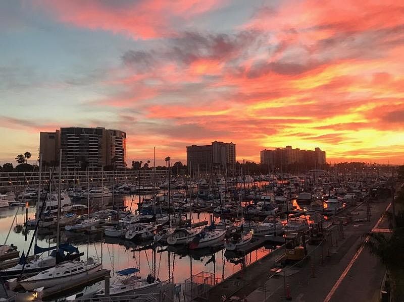 Unreal sunsets from the balcony!