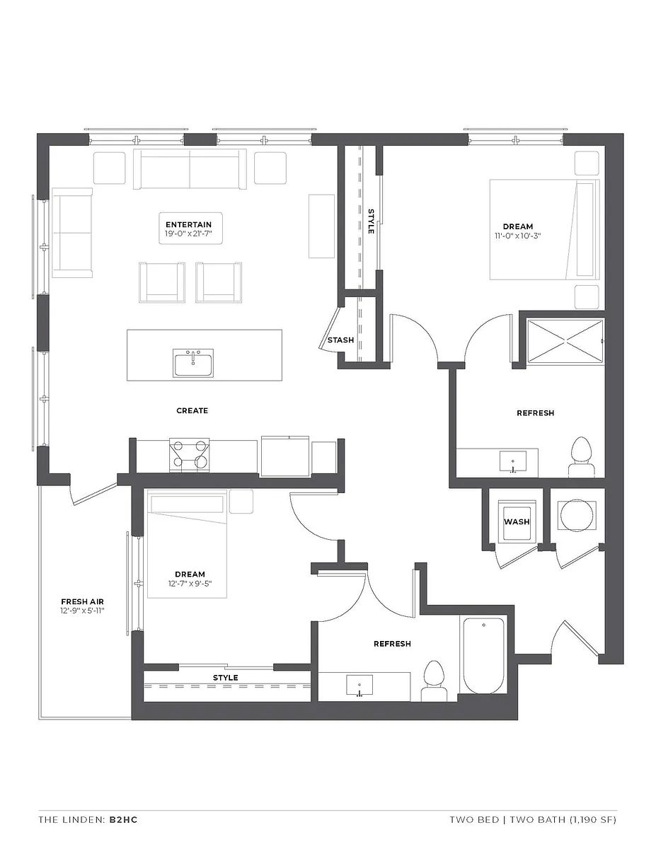 Floor plan B2HC