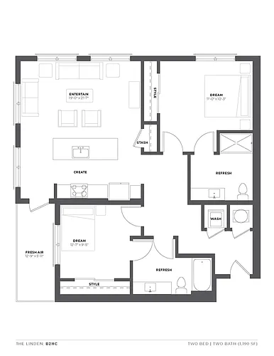 Floor plan B2HC
