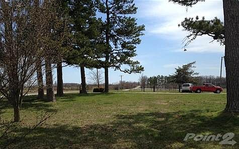 Front yard with mature trees