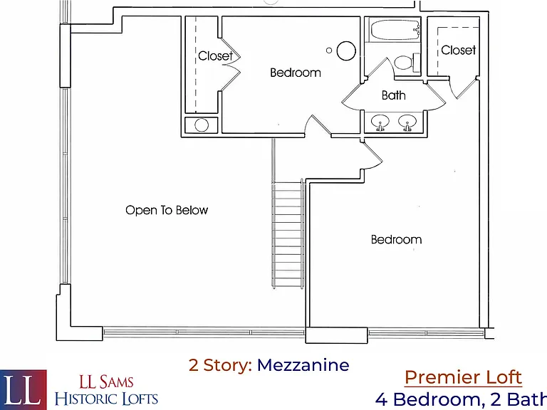 Premier 4-2 Mezzanine Floor Plan Premier 4-2 Mezzanine Floor Plan