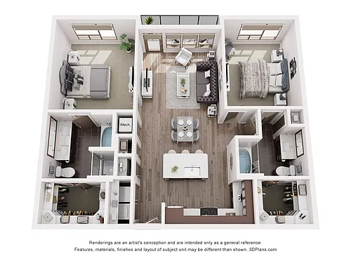 Floor plan B1