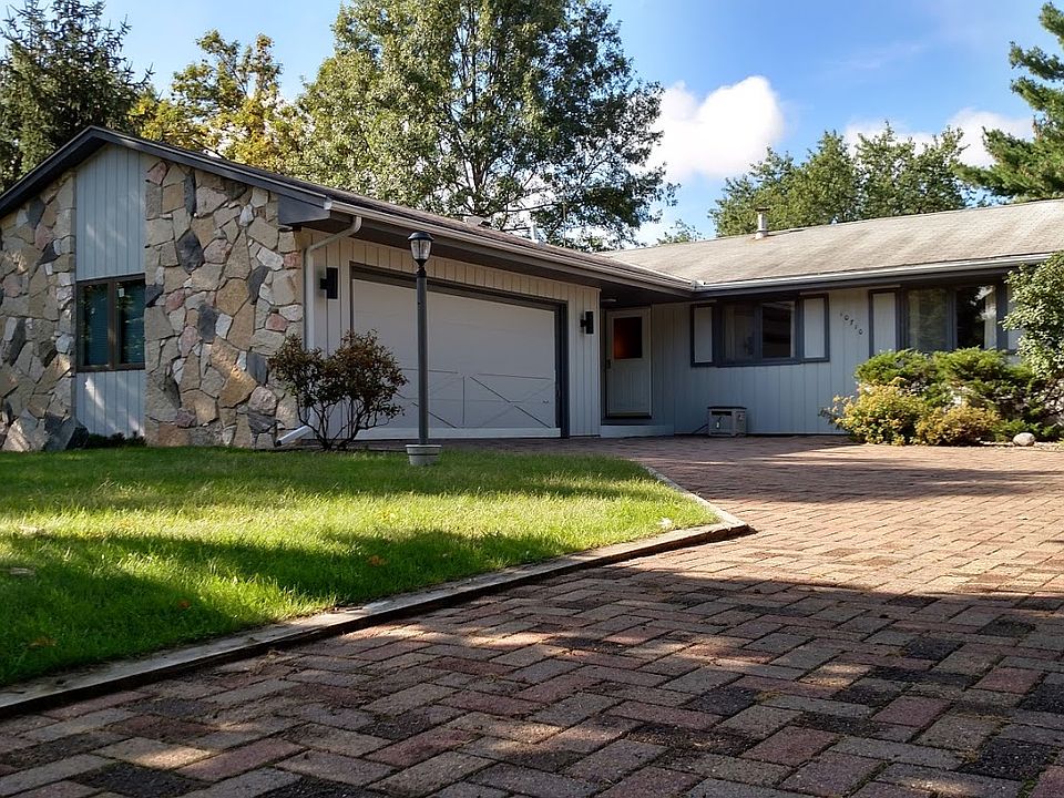 Brick paver driveway. 