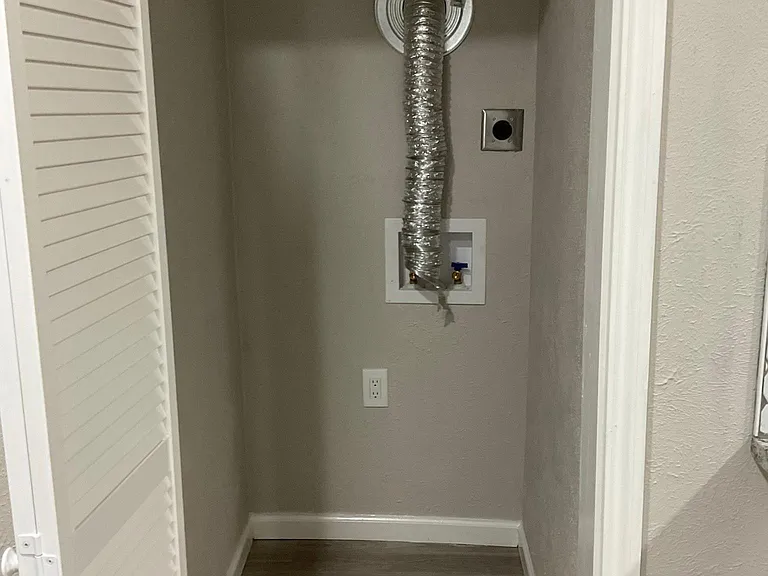 Stackable Laundry area
