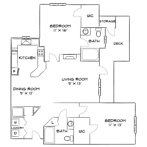 Floor plan Design 2B Premier 2