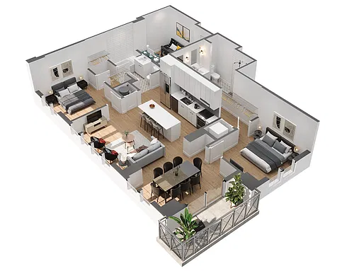 Floor plan B4