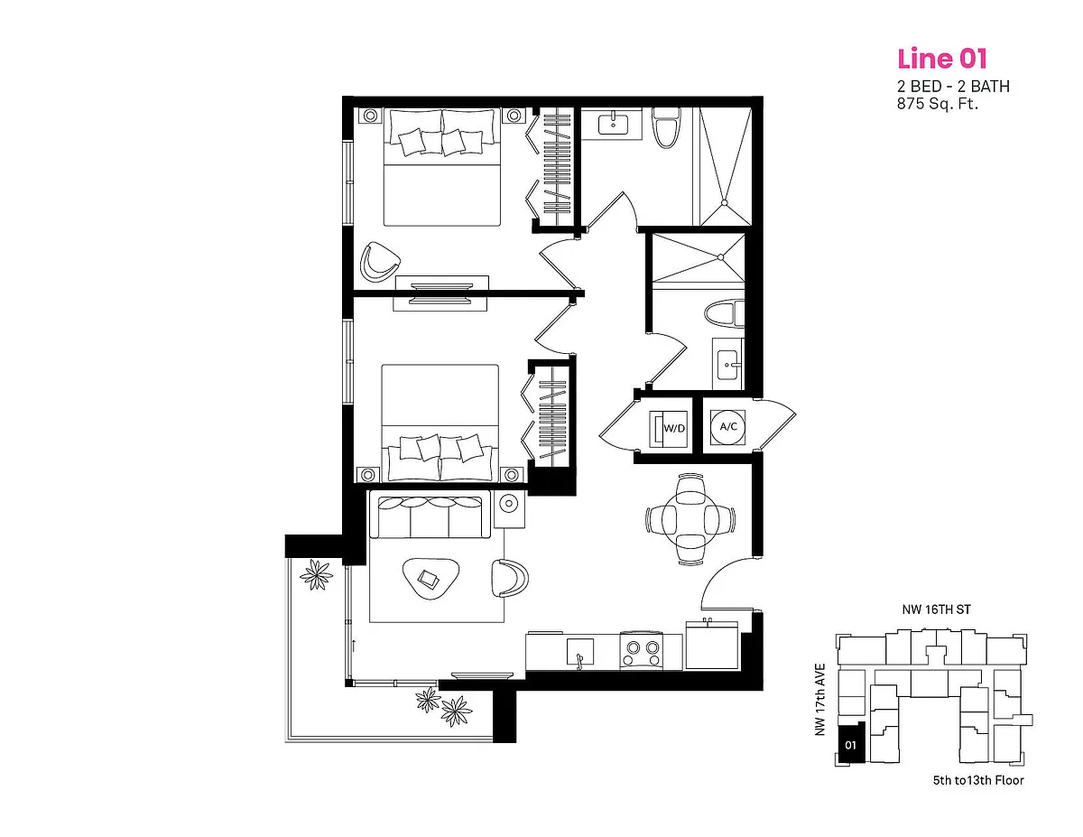 Floor plan Line 01