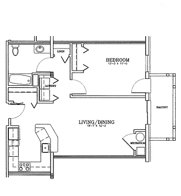 Floor plan 1Ha