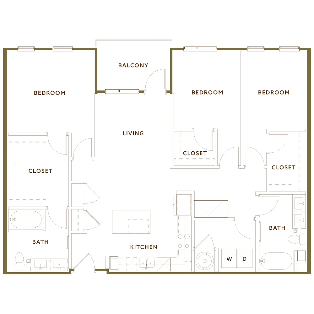 Floor plan 3B