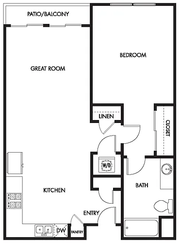Floor plan Plan 1A