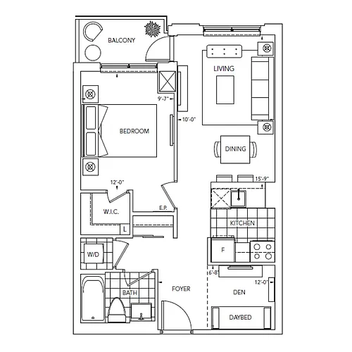 Floor plan 410