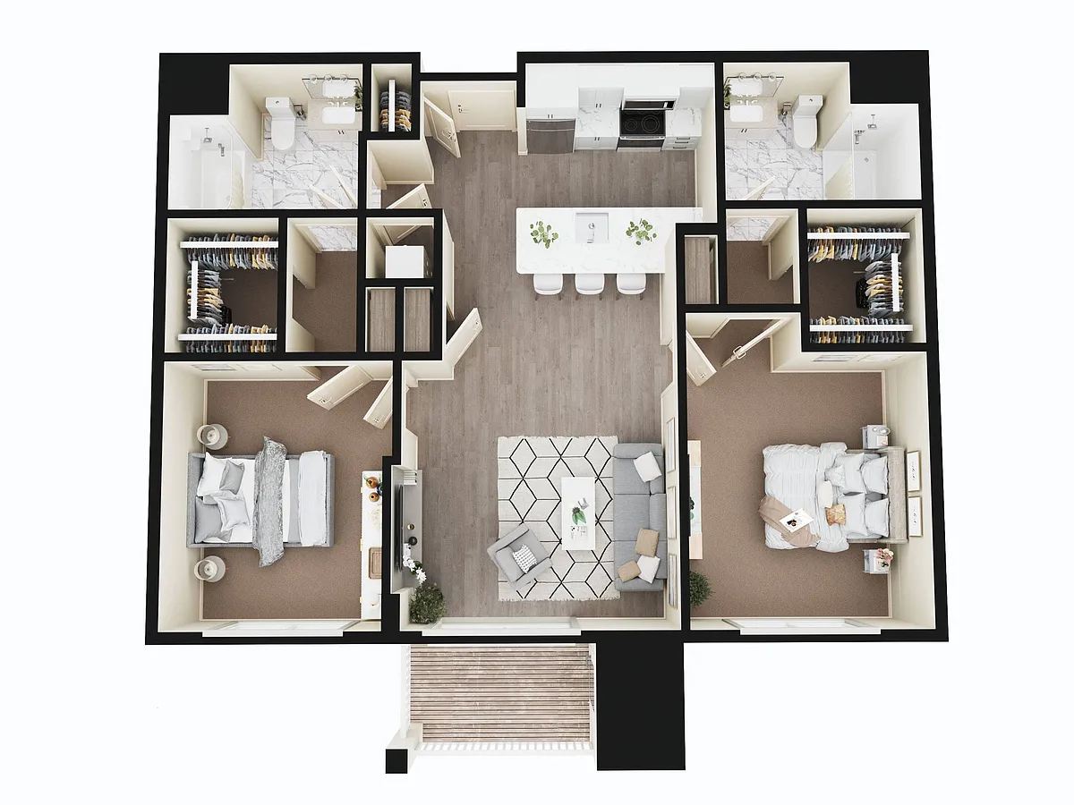 Floor plan B2A