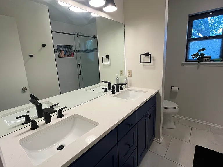 Updated primary bathroom