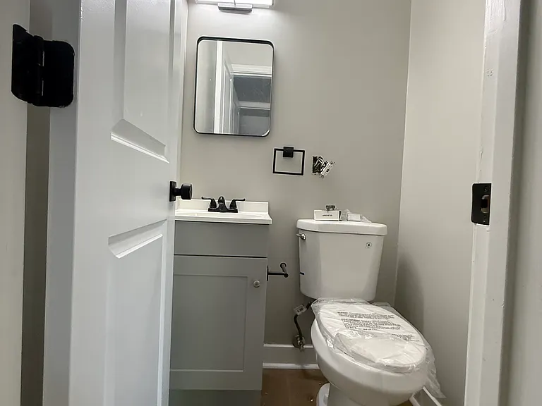 Main floor half bath