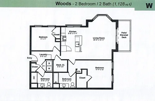 Floor plan WOODS