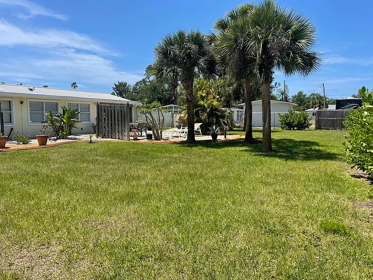 large backyard