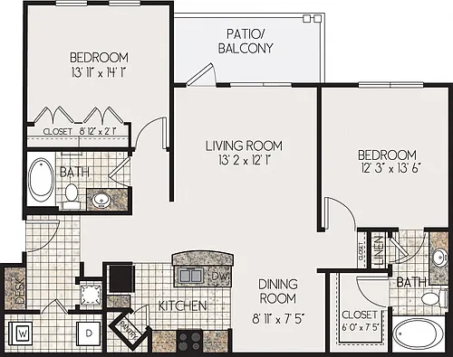 Floor plan B1-N