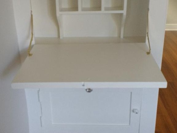 Built-in secretary desk