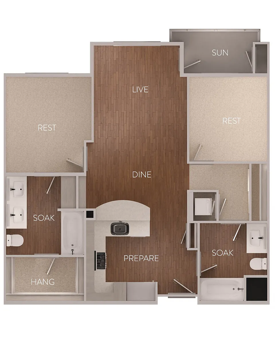Floor plan B1