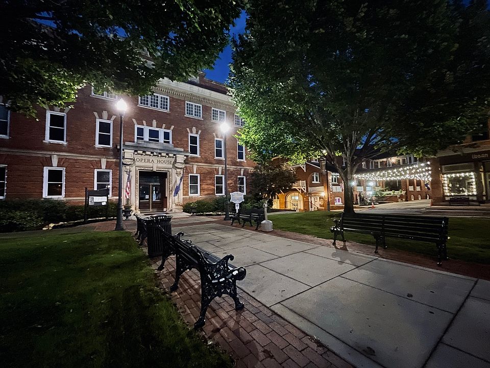 The Abbeville Opera House is directly across the square from the building.
