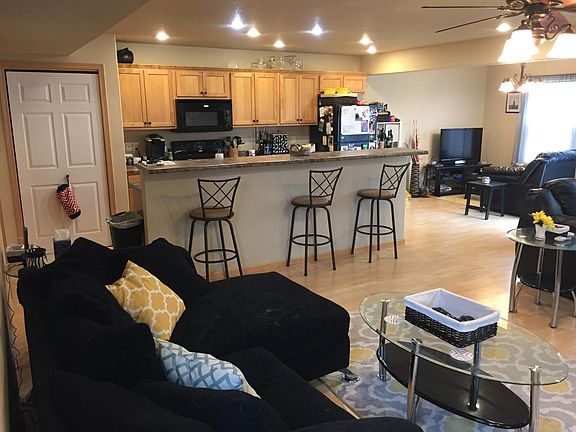 Kitchen with separate eating area