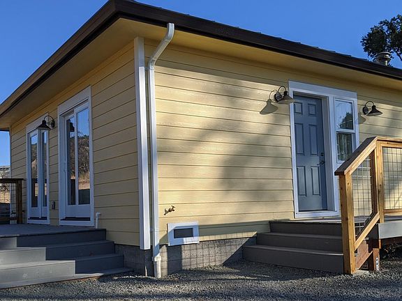 Front entry and back deck
