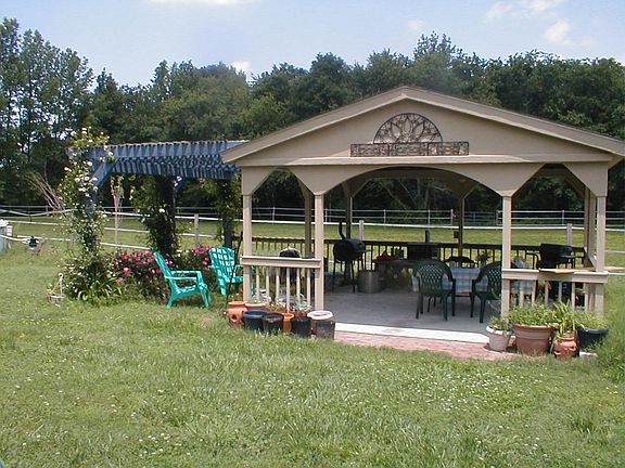 gazebo ready for summer!