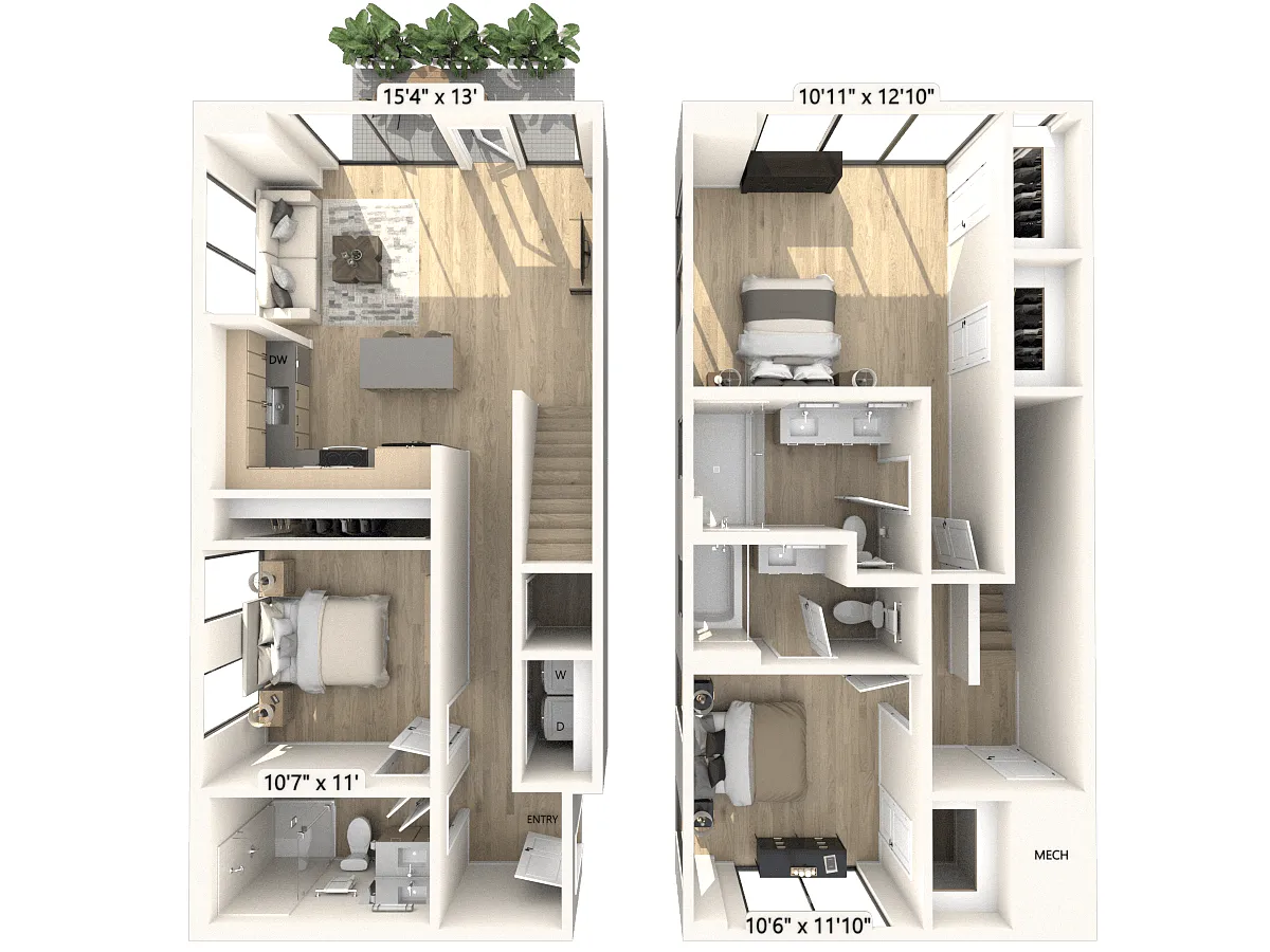 Floor plan C3T