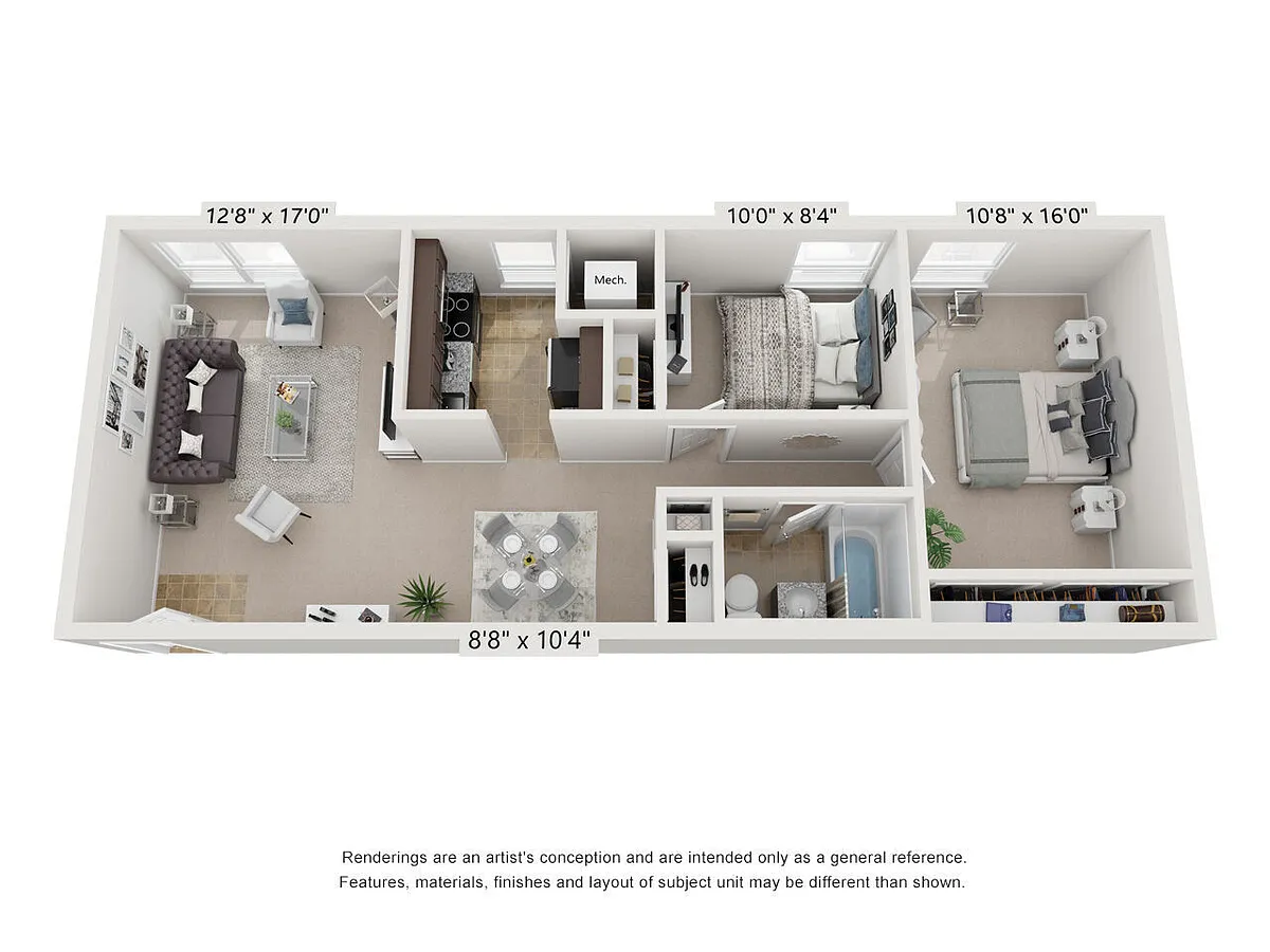 Floor plan 2/1