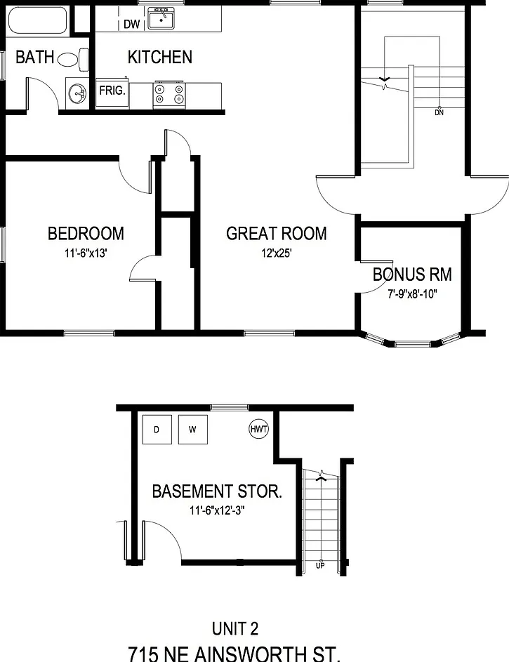 Large / Close-In 1 Bedroom w/Bonus Room! Hardwood Floor, Private Storage, Washer/Dryer & Pet Frie... — Photo 3