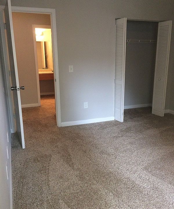 Master bedroom and bathroom