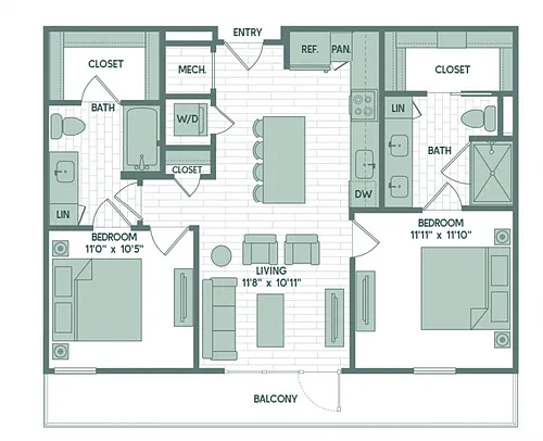 Floor plan B3