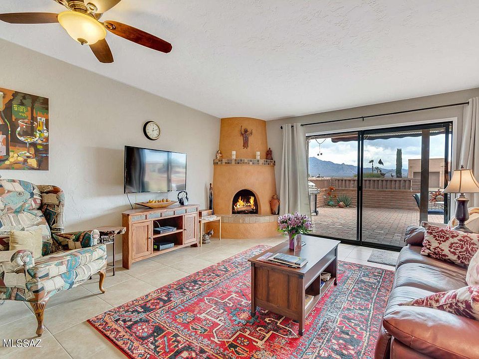 Living Room with Mountain View
