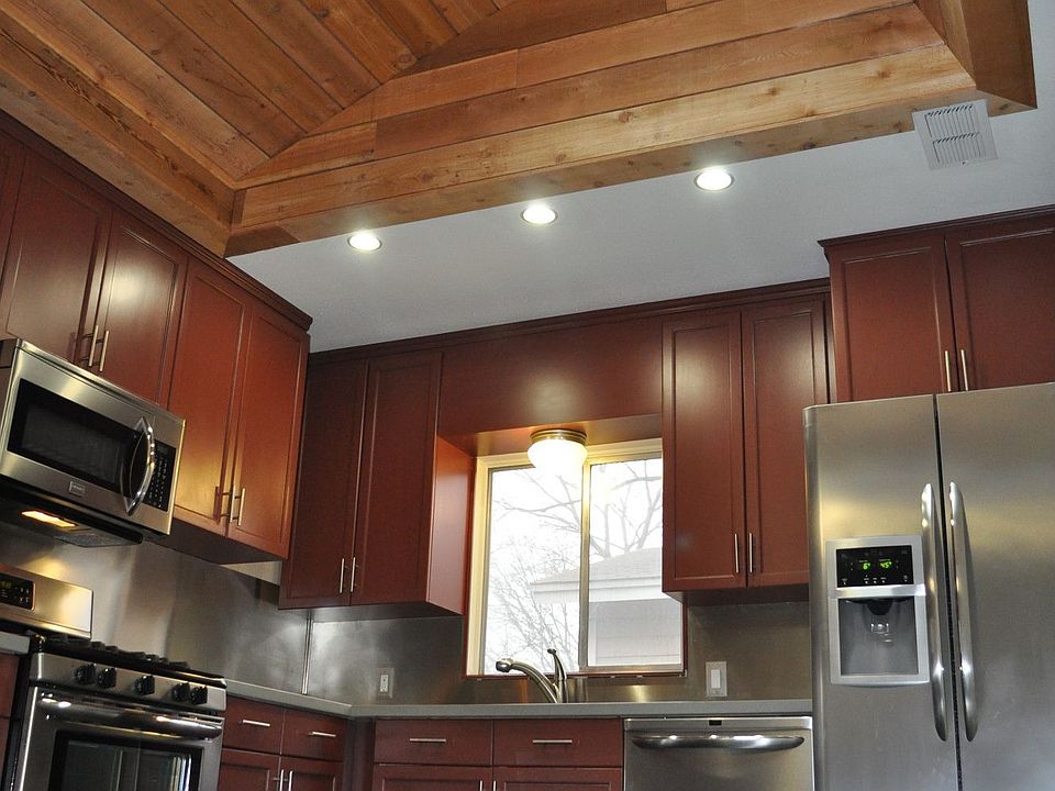 kitchen with large skylight