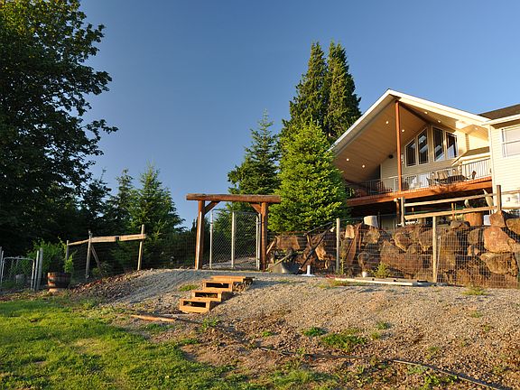 From the fenced field