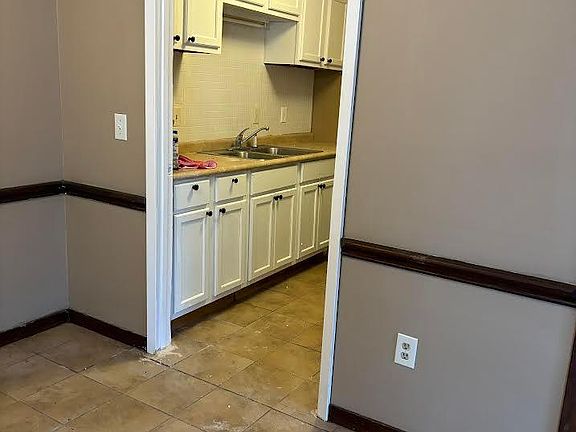 Dining room and kitchen