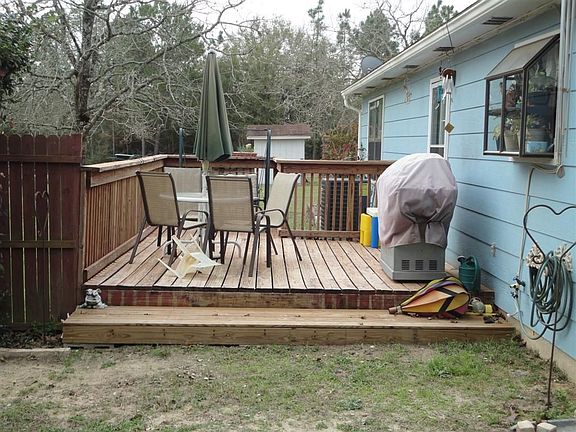 Rear Deck for Bar-B-Ques