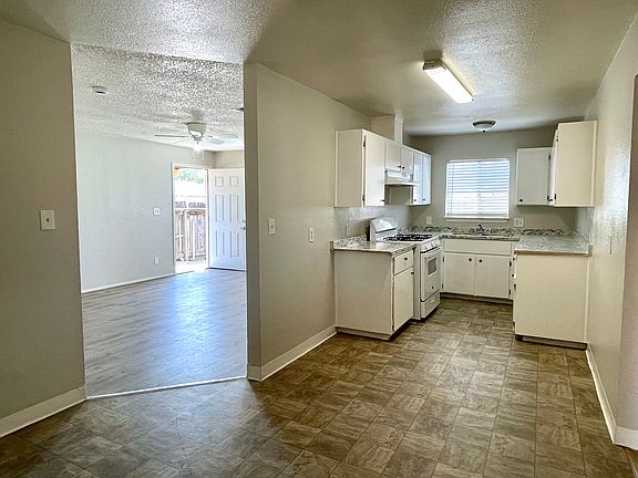 Front door, Living Room and Kitchen