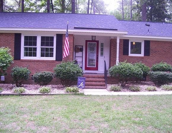 Covered front porch