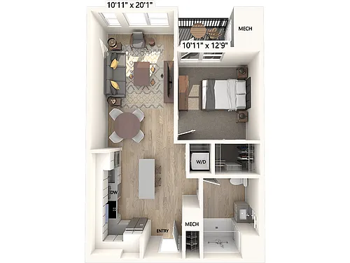 Floor plan AM14-ADA