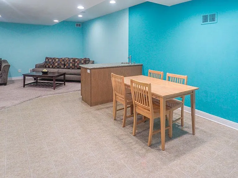 basement living area