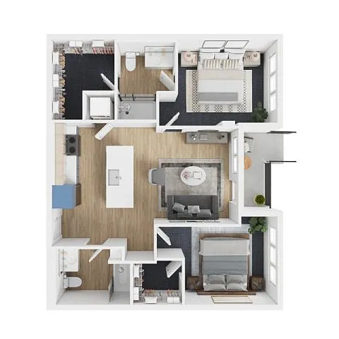 Floor plan 2X2 - E11
