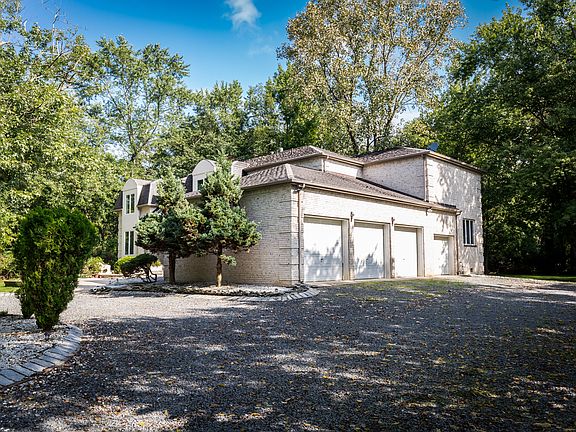 3 car garage and storage.